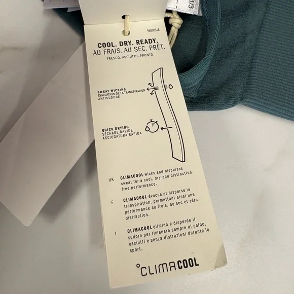 adidas Dark Green Sports Bra - Picture 6 of 7